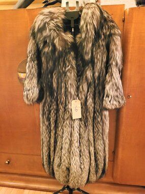 Natural Silver Fox Coat